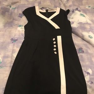 Black and white dress